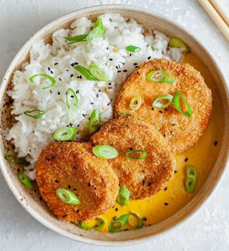 Aubergine Katsu Curry